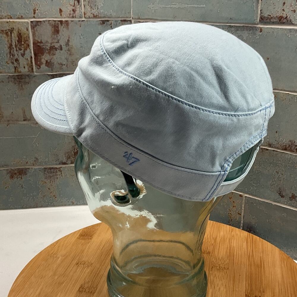 MLB Chicago Cubs Womens 47 Newsboy Light Blue Adjustable Cap - Picture 7 of 13